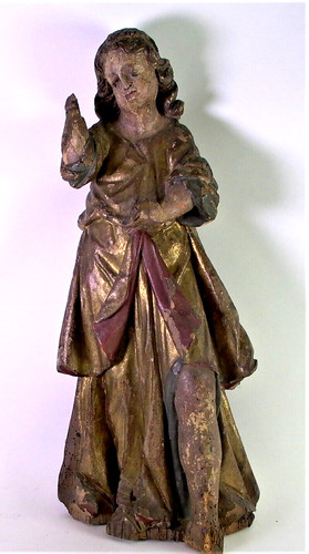 Antike heiligenfigur - -,