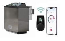 Saunaofen 9KW Biokombiofen +Steuergerät HUUM UKU WIFI und App Steuerung Sparset