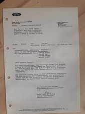 ABE / UE von Ford über RS