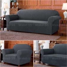 1/2/3/4 Sitzer Stretch Sofabezug Sofa Überzug Ecksofa Abdeckung Couch Sofahusse