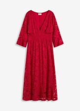 Spitzenkleid Gr. 40 Dunkelrot