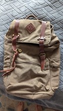 Rucksack Canvas Sand Braun Mittelgroß 