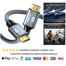 8K HDMI Kabel 15m 48Gbps