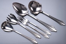 Vorleger WMF Silberbesteck Fächermuster Gemüselöffel Fleischgabeln Salatbesteck