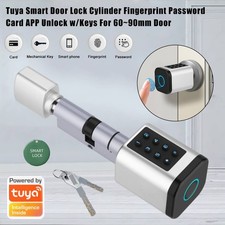 Fingerabdruck Elektronisches Türschloss Türöffner 60-90mm Tür-Schließzylinder-Q