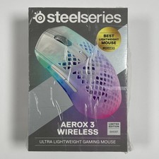 SteelSeries Aerox 3 Wireless - Holey RGB Gaming Maus - Ultraleichtes Wasser