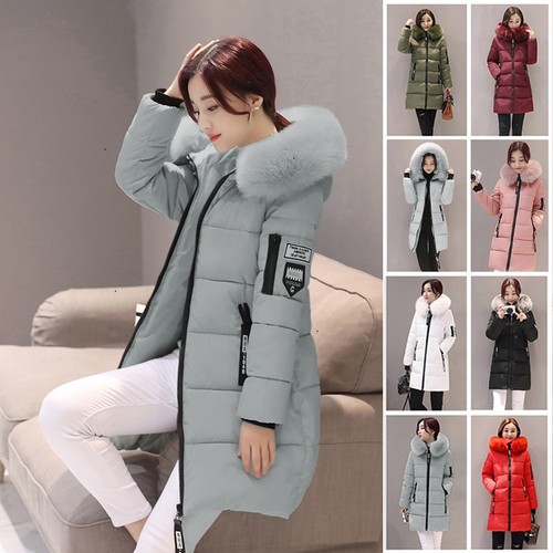 Frauen hoodie parka steppjacke - frauen,