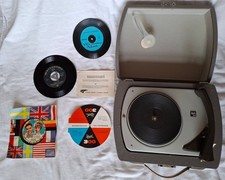 DUAL Party Dp300g tragbarer Plattenspieler KaDeWe Platte 1959/60