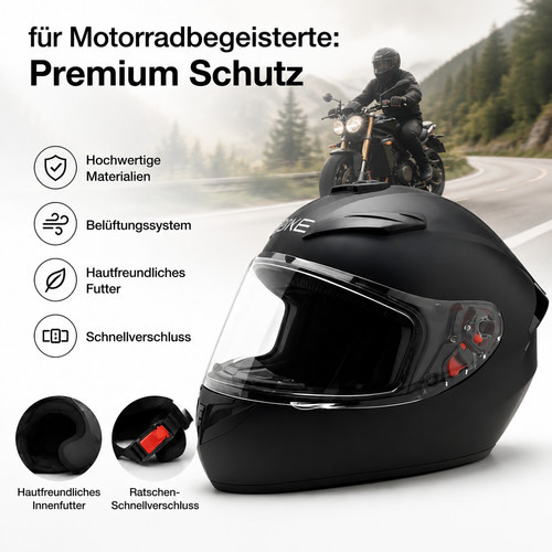 Klapphelm integralhelm matt - integralhelm,