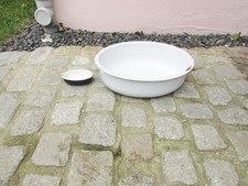 alte oval Emailschüssel