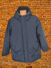 HERREN PRIMARK XL MARINEBLAU REISSVERSCHLUSS KAPUZE WARM WINTER FLEECE PARKA MANTEL JACKE