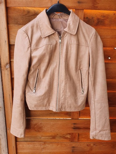Damen kunstlederjacke gr36 - kunstlederjacke,