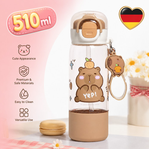 510ml wasserflasche capybara - wasserflasche,