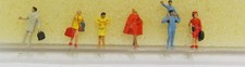 Figuren Spur N,  6 Figuren, "am Bahnsteig" Menschen, XU9552X