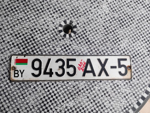 Nummernschild weissrussland - weissrussland, /