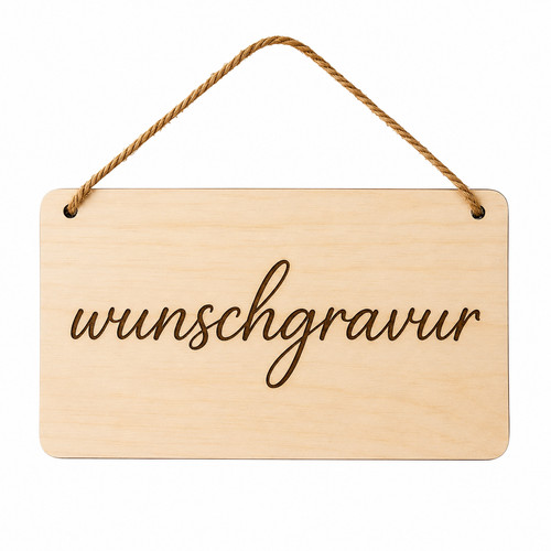 Holzschild mit wunschgravur - holzschild,