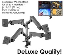 Stabile dual quad monitorfuss - dual,