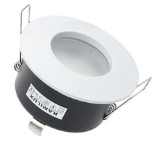 12 Volt Niedervolt Einbaustrahler Lampe Aqua IP65 + 5W LED Leuchtmittel = 50W