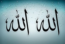 2x aufkleber wandtattoo A4