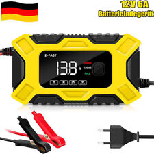 Intelligente KFZ Auto-Batterie Ladegerät Impuls Reparatur Akku Starthilfe 12V 6A