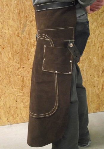Top beschlagschürze aus leder - beschlagschürze,