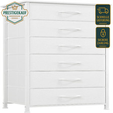 Stoffschubladen-Kommode | 6 Schubladen | 115 cm Höhe