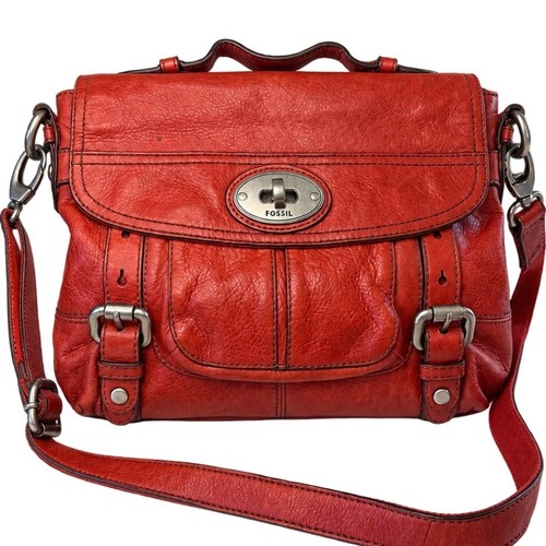 Fossil maddox red leather - fossil,