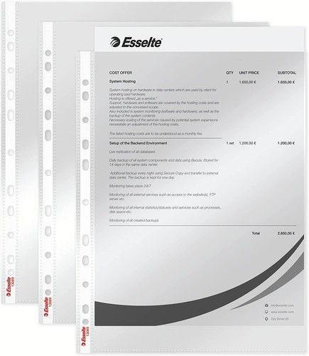 Esselte prospekthülle economy - esselte,