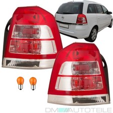 Opel Zafira B Rückleuchten Heckleuchten SET Links Rechts Rot Weiß Facelift 08-