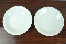 2er Set Porzellan Teller Winterling Suppenteller weiss