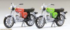 H0 Komplettmodelle 2 Stück Simson S51 rot und grün Kres 10151 1:87