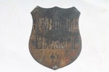 kleines altes Schild Metall EBERSBACH Vintage Retro Sammler Deko