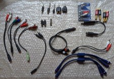 Konvolut Audio Adapter Cinch