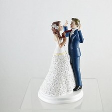 Lustiges Brautpaar Figur für