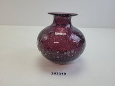 Studio-Vase Glas Luftblasen