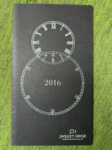 Jaquet droz 2016 katalog - jaquet,
