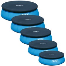 INTEX Abdeckplane Easy Pool 244 305 366 396 457cm Poolabdeckung Poolabdeckplane