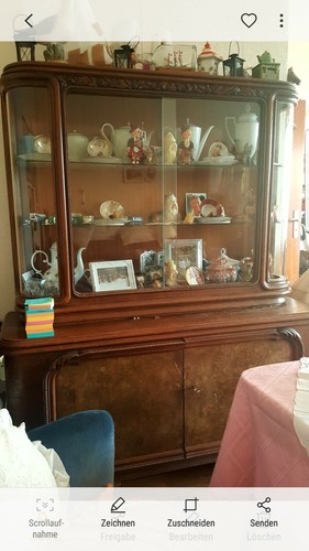 Chippendale vitrine buffet - vitrine,