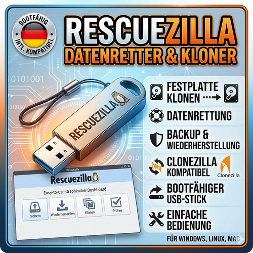 Boot usb stick rescuezilla - usb, /