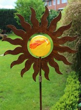 Gartenstecker Sonne Metall