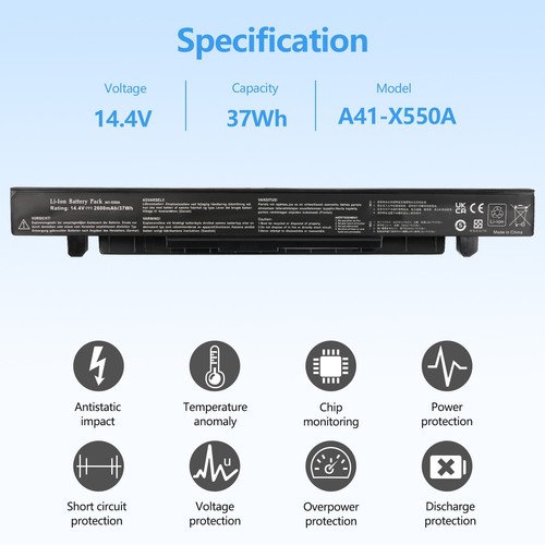 Akku a41 x550a 37wh - a41-x550a,