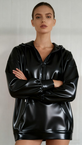 100 latex coat rubber - coat, gummi