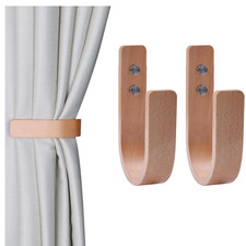Vorhang Raffhalter Holz 2
