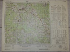 Topographische Karte 1:50 000