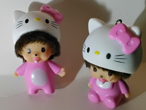 Mini monchhichis pvc hello - pvc, #