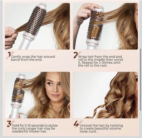 Haar thermo heißbürste kamm - thermo,