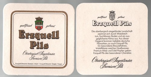 Bierdeckel erzquell 51674 - erzquell,