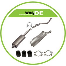Auspuff PEUGEOT 206 1.6 Schrägheck/206 CC Cabrio ab. Bj. 2000 Auspuffanlage