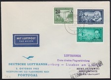 DDR Beleg 1955 MiF Erstflug