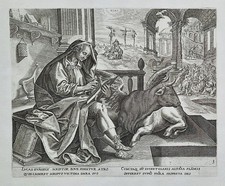 H. Wierix M. de Vos / St. Luke